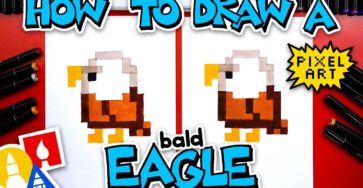 How To Draw A Bald Eagle Pixel Art