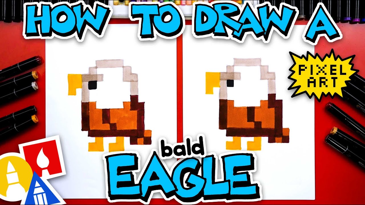 How To Draw A Bald Eagle Pixel Art