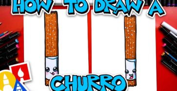 How To Draw A Funny Churro