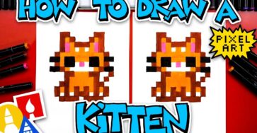 How To Draw A Kitten Pixel Art