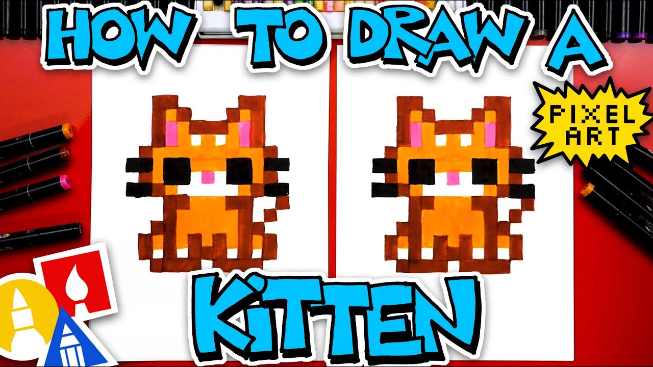 How To Draw A Kitten Pixel Art