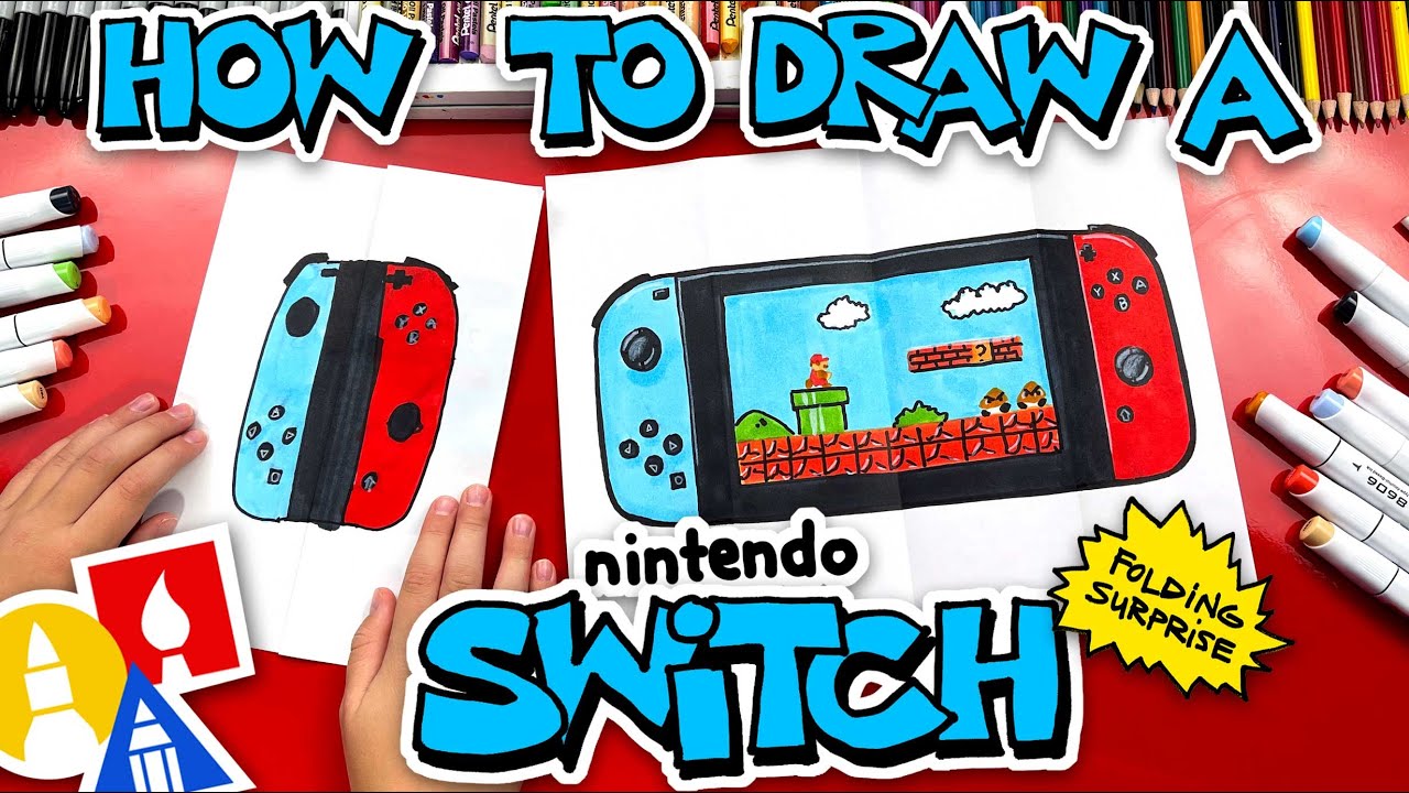 How To Draw A Nintendo Switch Folding Surprise