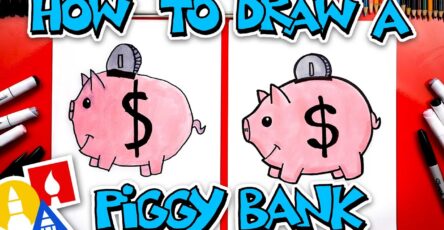 How To Draw A Piggy Bank