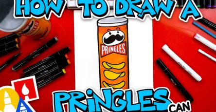 How To Draw A Pringles Can