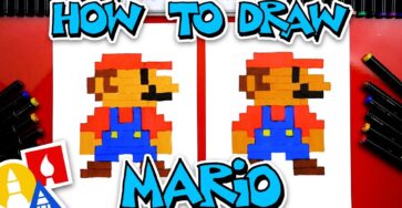 How To Draw Mario Pixel Art