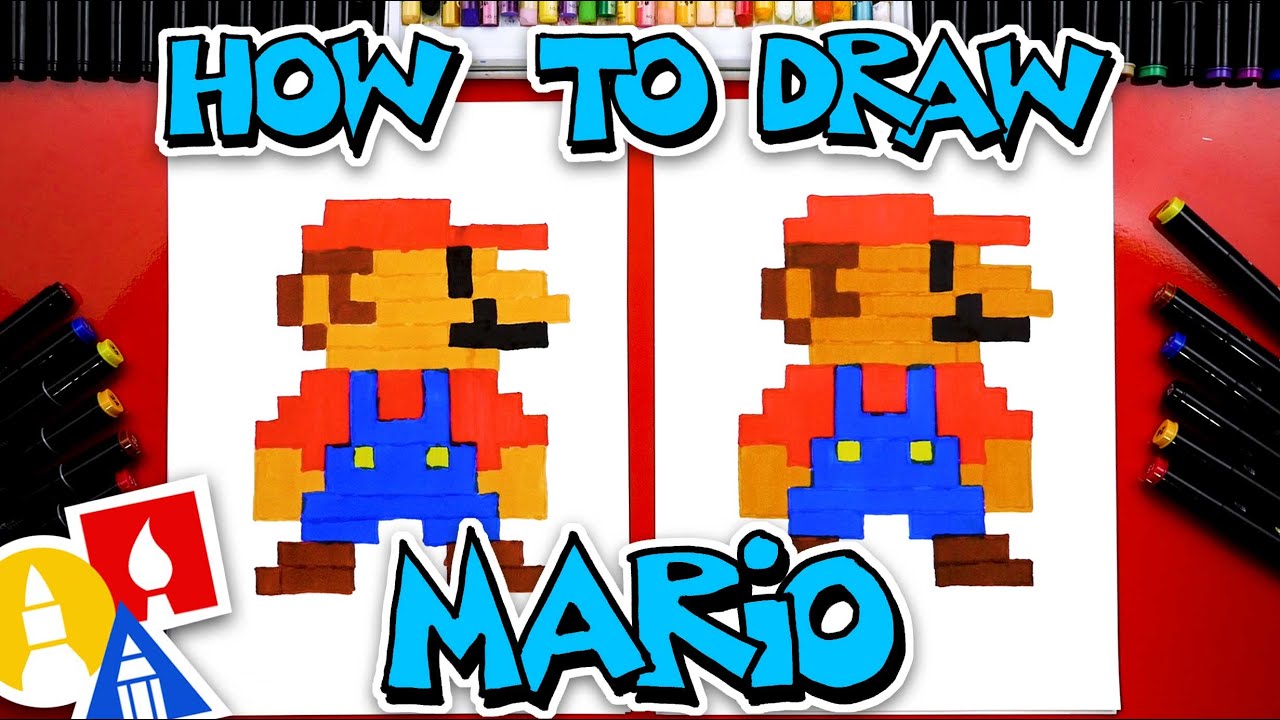 How To Draw Mario Pixel Art